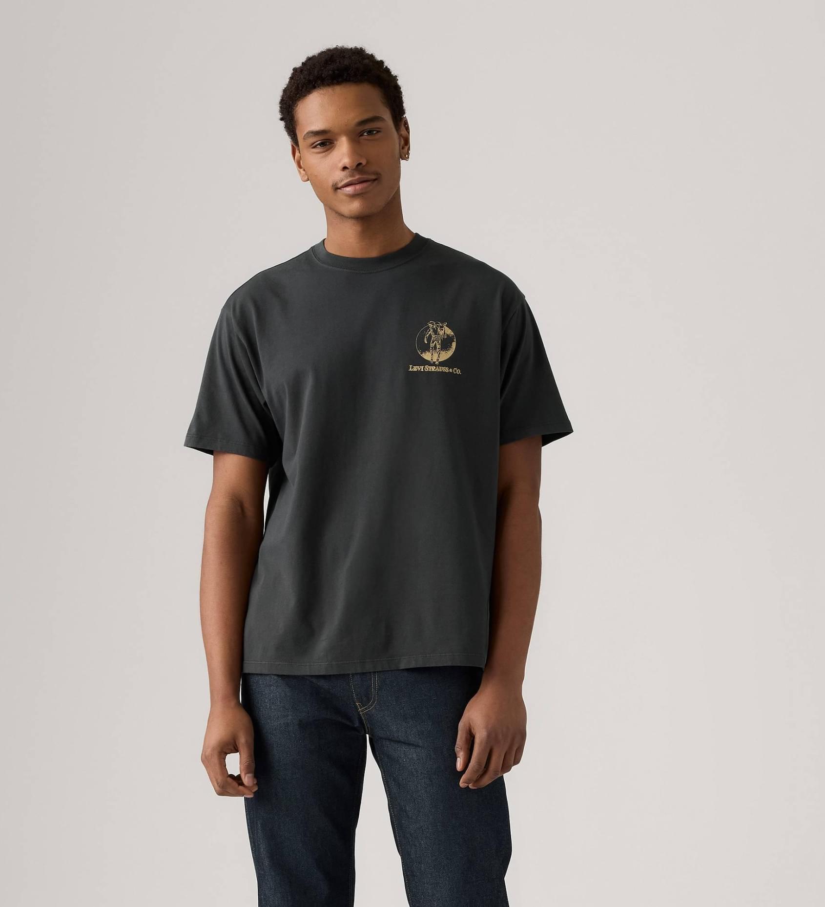 VINTAGE FIT GRAPHIC TEE ARCHIVAL SADDLE