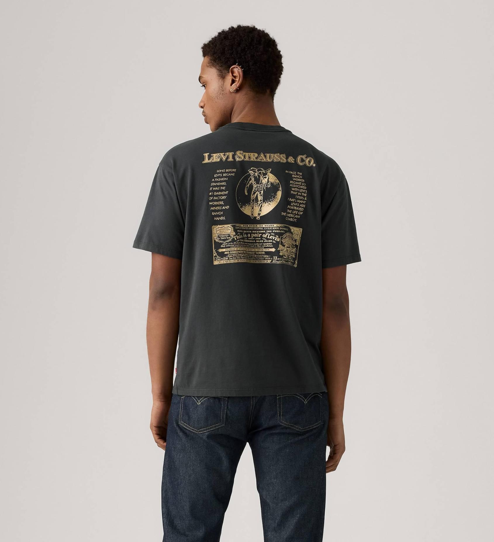 VINTAGE FIT GRAPHIC TEE ARCHIVAL SADDLE