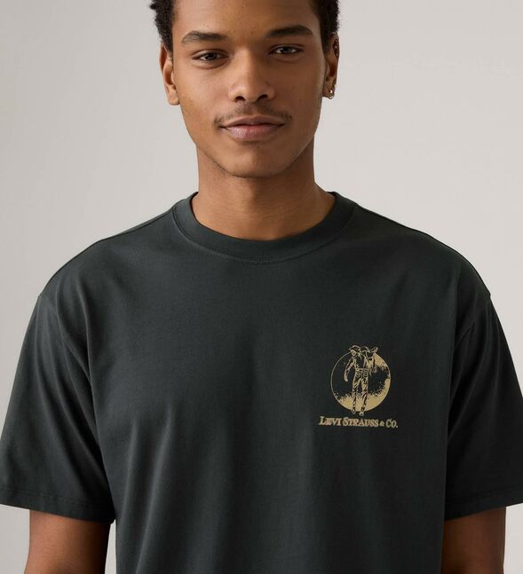 VINTAGE FIT GRAPHIC TEE ARCHIVAL SADDLE