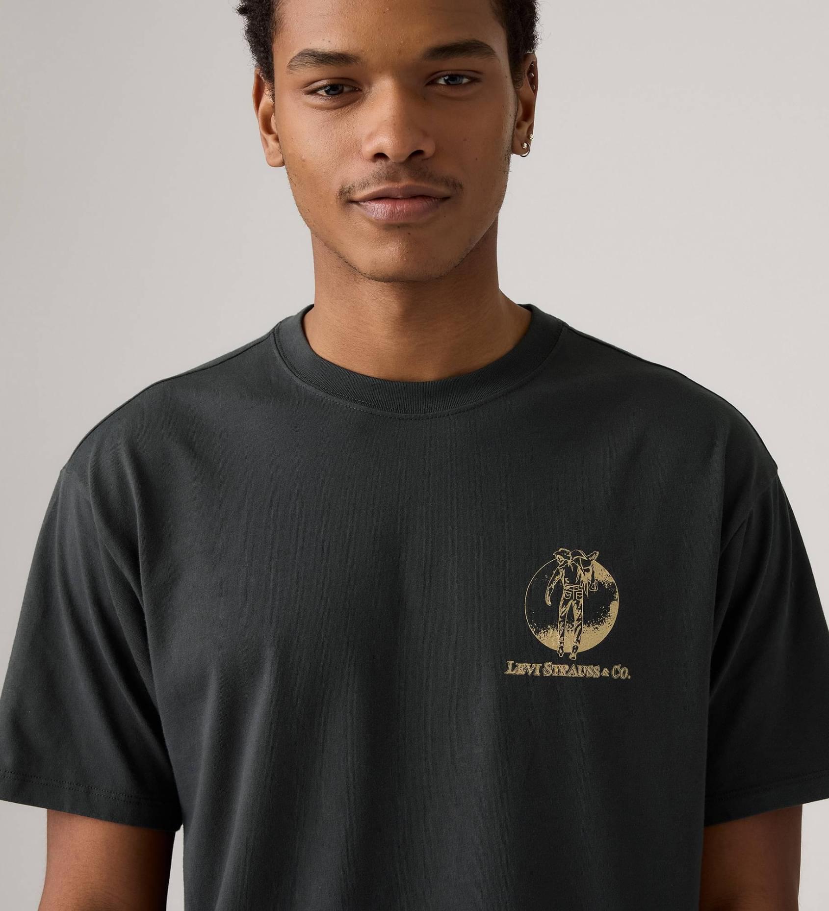 VINTAGE FIT GRAPHIC TEE ARCHIVAL SADDLE