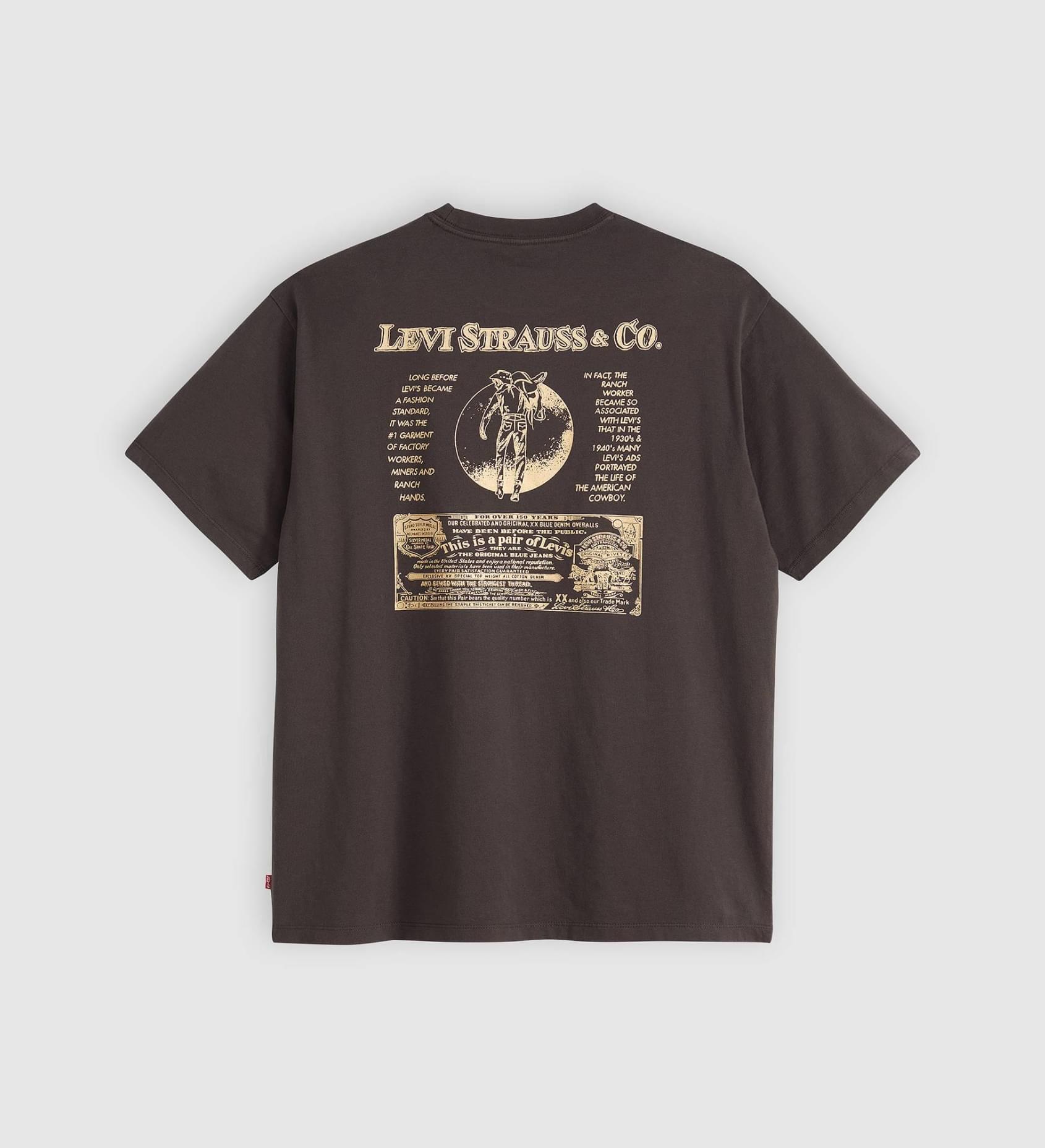 VINTAGE FIT GRAPHIC TEE ARCHIVAL SADDLE