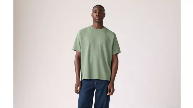 RED TAB VINTAGE TEE GARMENT DYE LAUREL