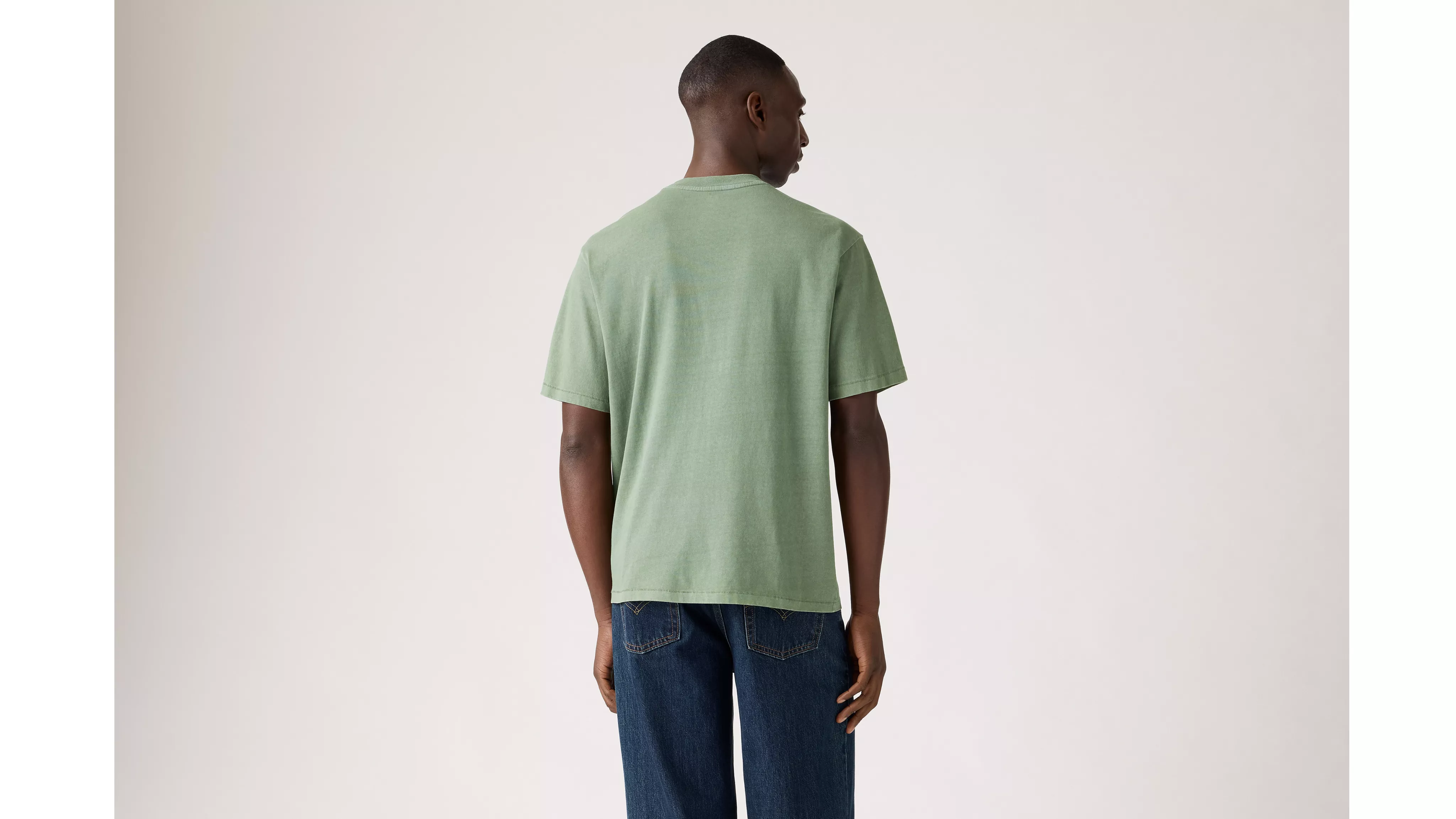 RED TAB VINTAGE TEE GARMENT DYE LAUREL