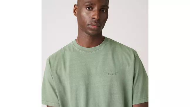 RED TAB VINTAGE TEE GARMENT DYE LAUREL