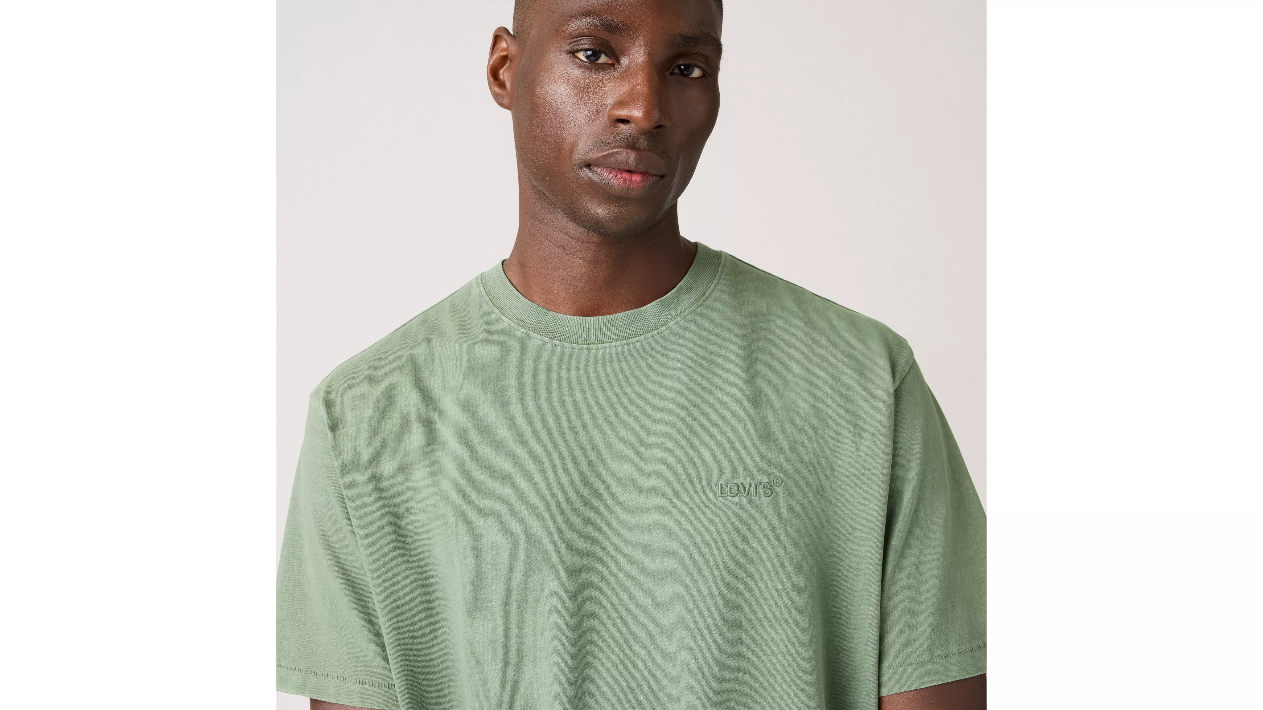 RED TAB VINTAGE TEE GARMENT DYE LAUREL