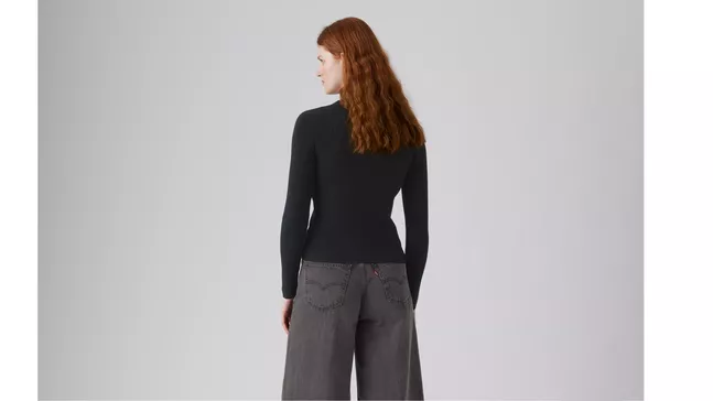 RIB CREW SWEATER ANTHRACITE NIGHT COTTO