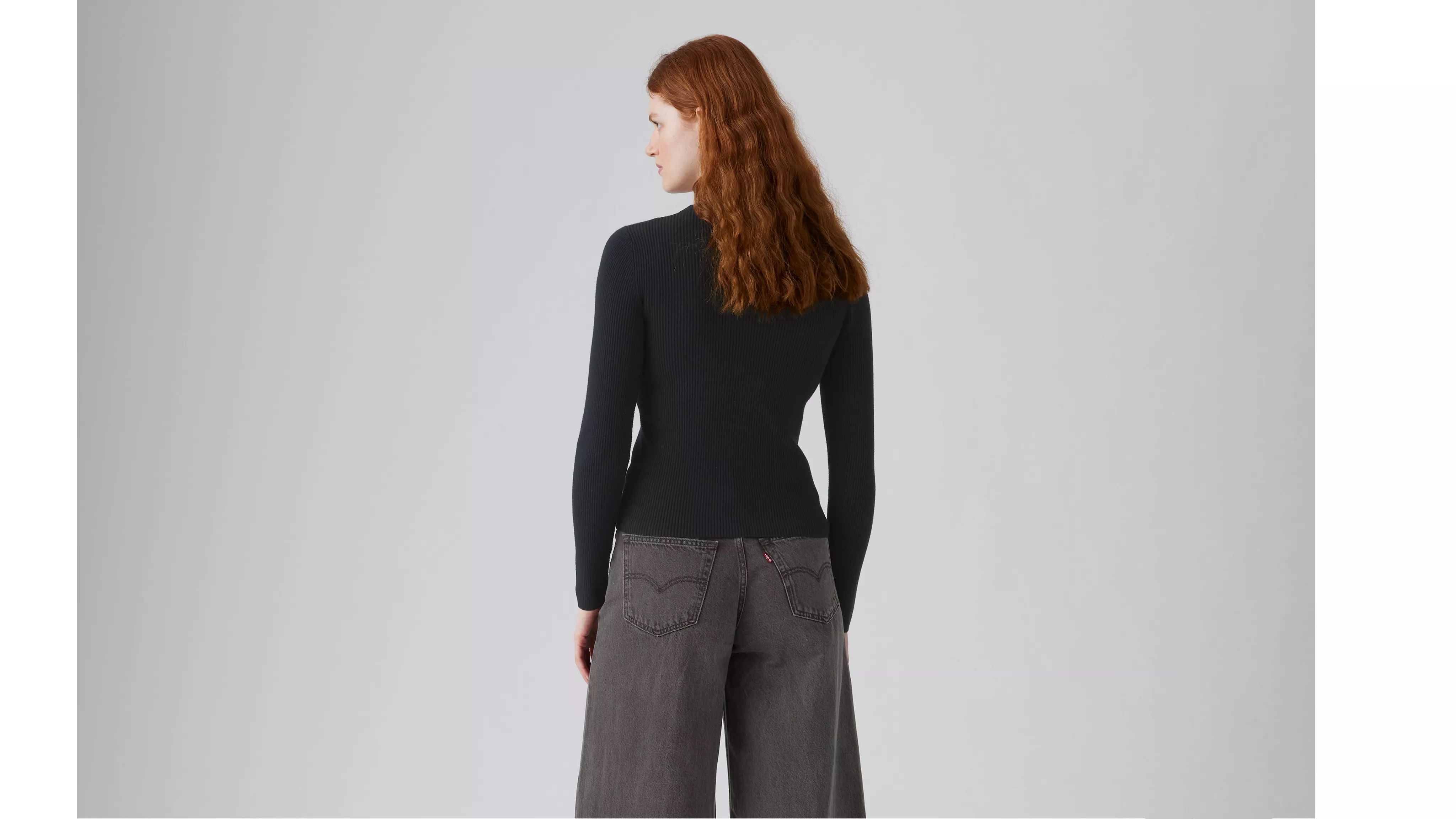 RIB CREW SWEATER ANTHRACITE NIGHT COTTO