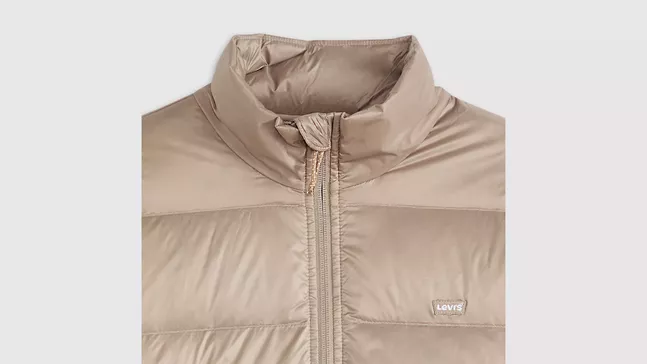 WILLA DOWN PACKABLE JACKET TAUPE GRAY