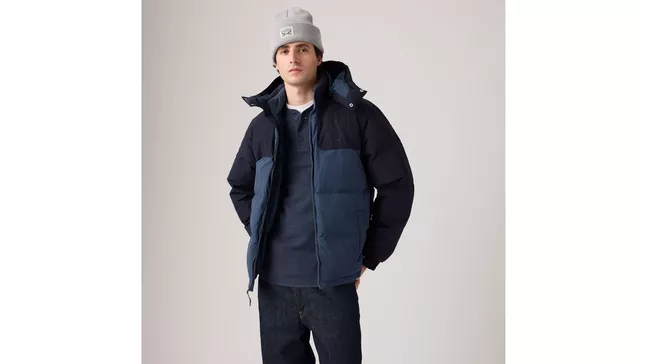 ROCKRIDGE SHORT PUFFER NAVY BLAZER