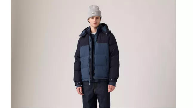ROCKRIDGE SHORT PUFFER NAVY BLAZER