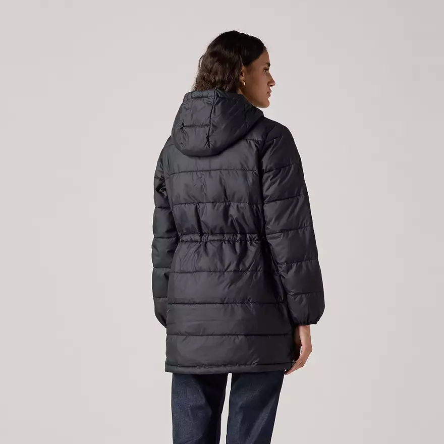PIPER POLY PACKABLE MIDI JACKET