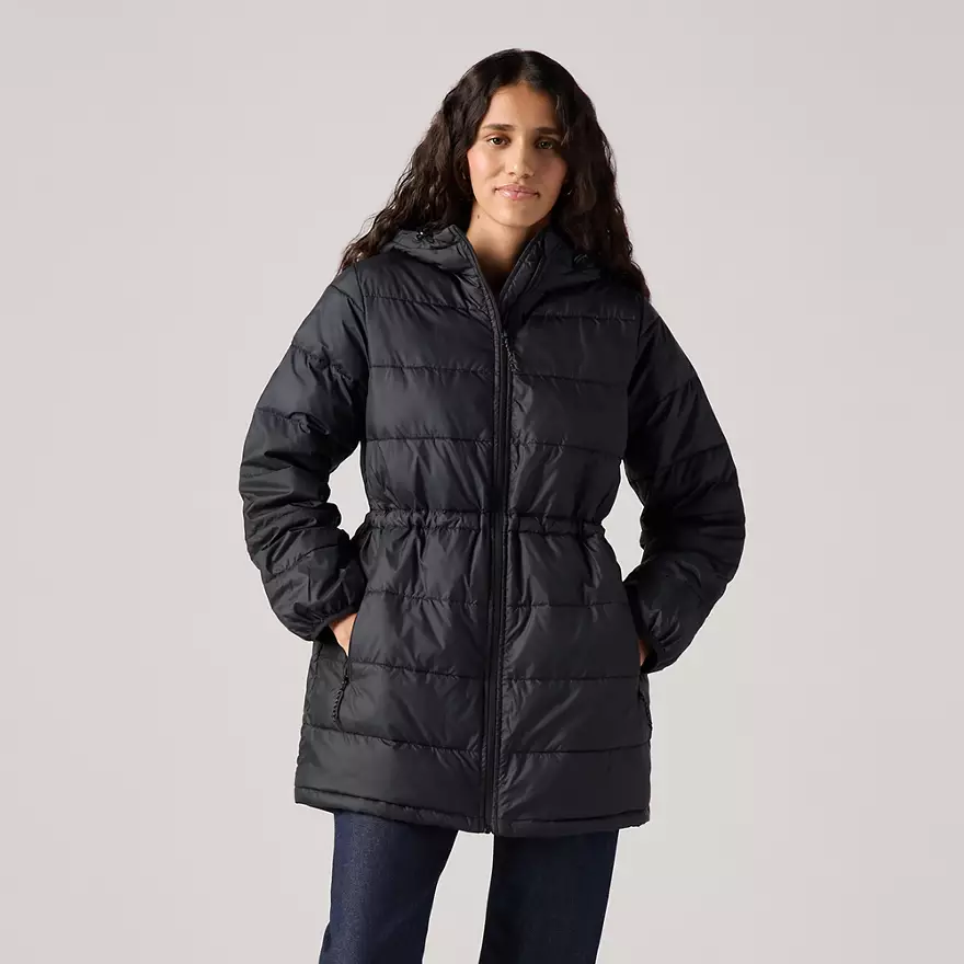 PIPER POLY PACKABLE MIDI JACKET
