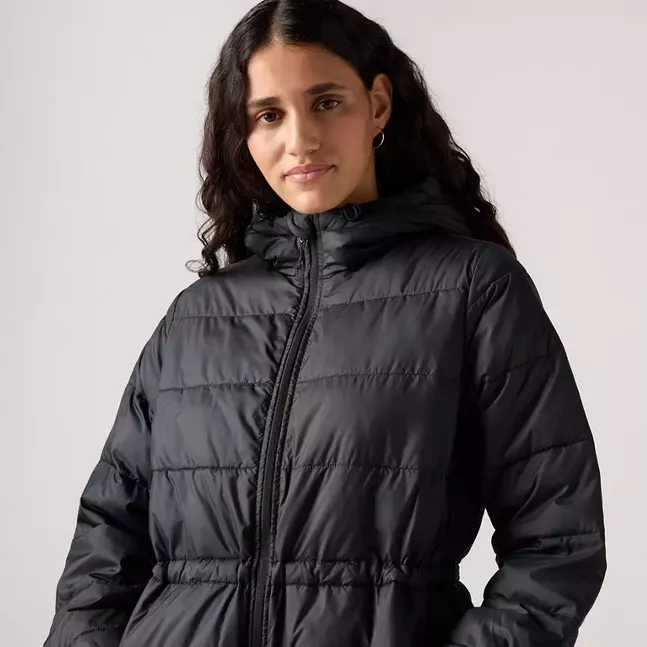 PIPER POLY PACKABLE MIDI JACKET