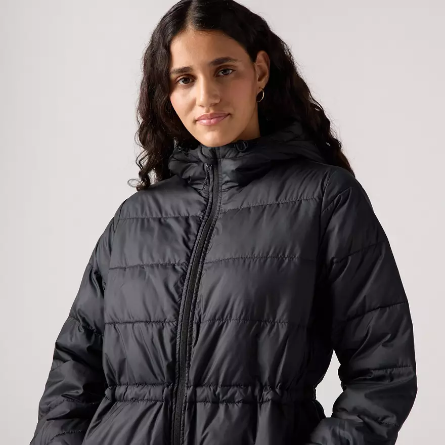 PIPER POLY PACKABLE MIDI JACKET