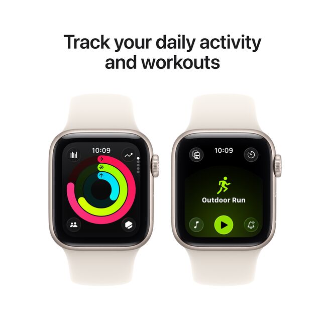 Apple Watch SE 3 /40mm, SM size Sport Band, Starlight/