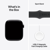 Apple Watch Series 10 /46mm, ML size Band, Black/