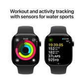 Apple Watch Series 10 /46mm, ML size Band, Black/