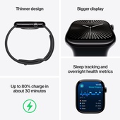 Apple Watch Series 10 /46mm, ML size Band, Black/