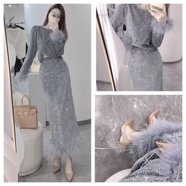 Шинэ жилийн юпкатай хослол, плаж