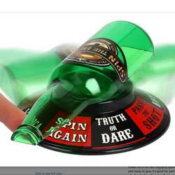 Spin the bottle - party game