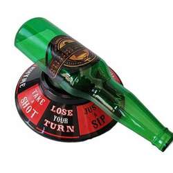 Spin the bottle - party game