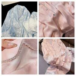 Торгон пажама, силкэн өмд цамц