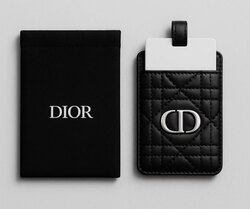 Dior card holder with mirror 
