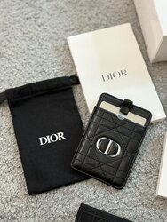 Dior card holder with mirror 