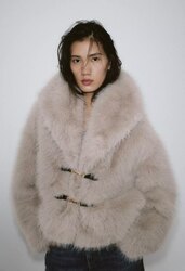 Faux fur jacket