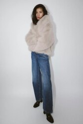 Faux fur jacket