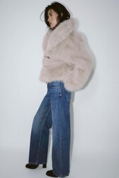 Faux fur jacket
