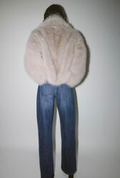 Faux fur jacket