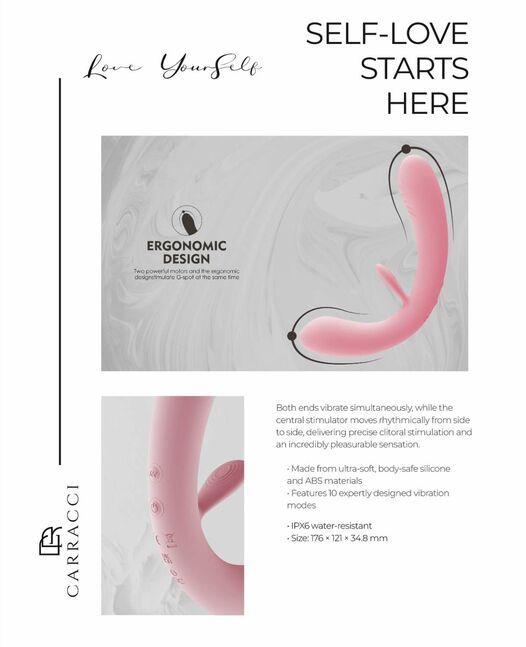 Carracci гурвалсан өдөөгч вибратор