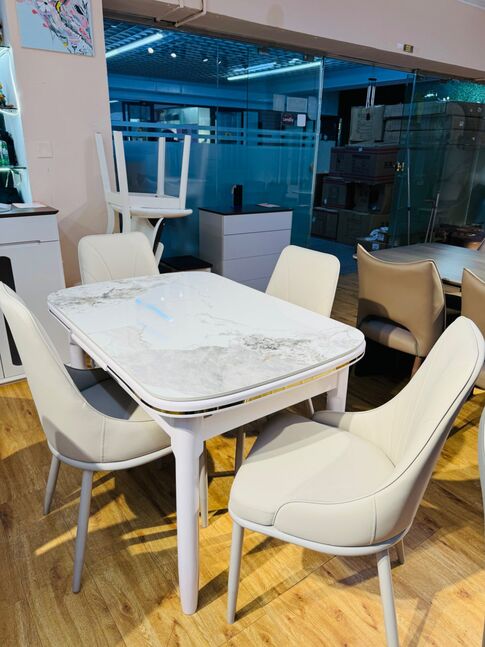 Чулуун сунадаг ширээ+сандал