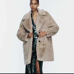 Zara faux fur, сул загвартай