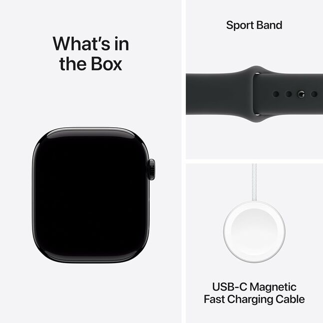 Apple Watch Series 11 46mm Jet Black AI Black SB M/L GPS