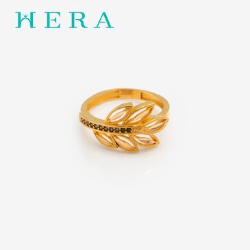 Алтан бөгж /навчин, талсттай/