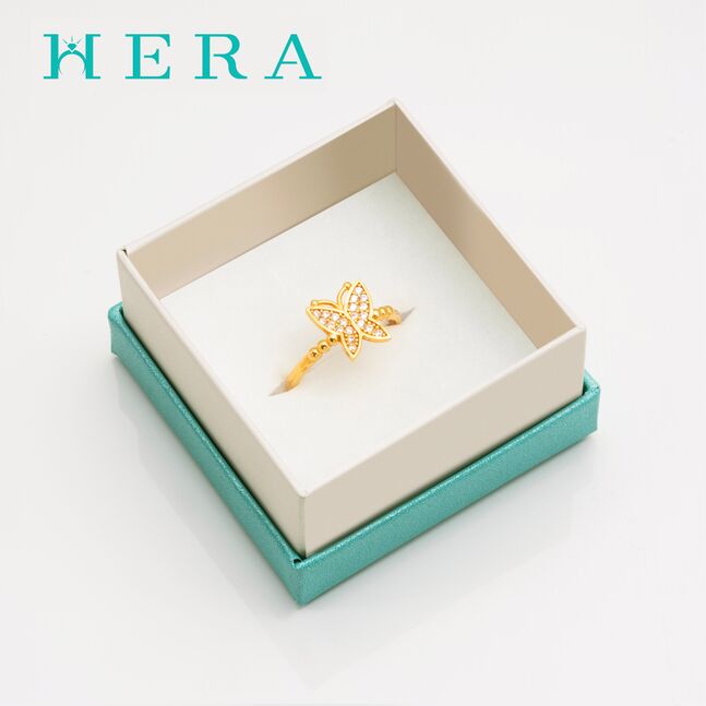 Алтан бөгж /эрвээхий шигтгээтэй/