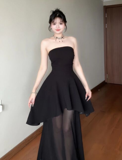 Мөр гардаг урт даашинз