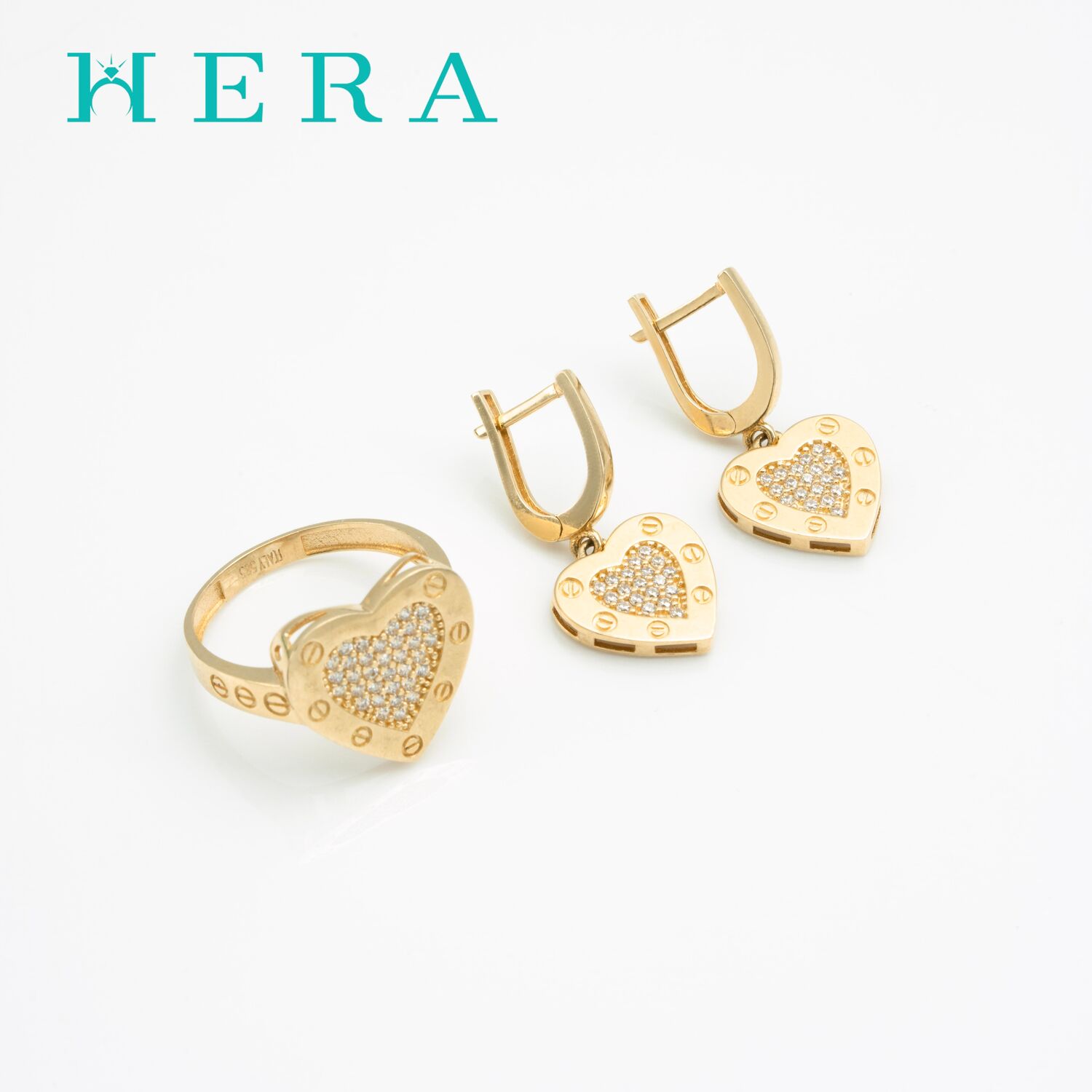 Монетон бөгж /Зүрхтэй/