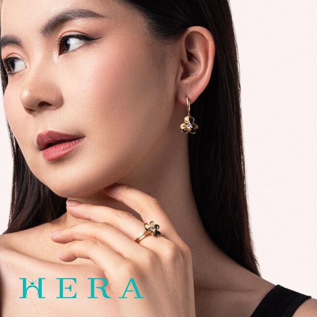 Монет бөгж /Цэцэгтэй/