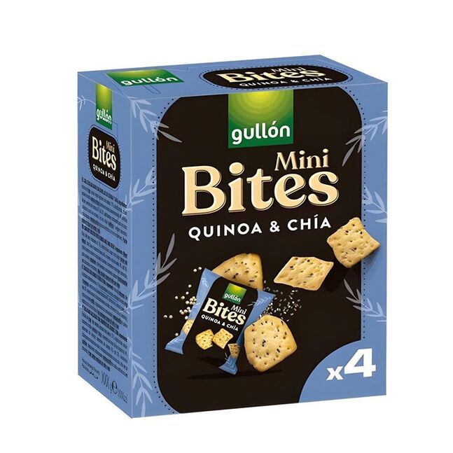 Gullon жигнэмэг Mini Bites Quinoa & Chia
