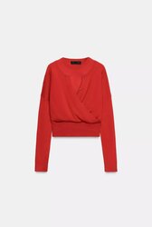 Double layer knit cardigan