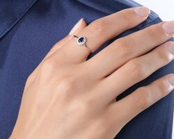 Байгалийн сапфир, диамонд