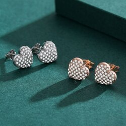 Мөнгөн ээмэг бөгж 2 хос