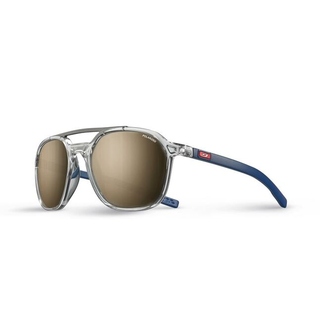 SLACK, Shiny Translucent Gray / Matt Blue, Polarized 3+