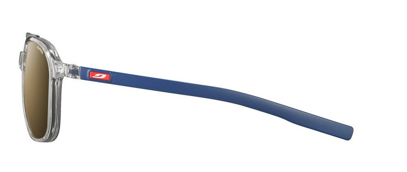 SLACK, Shiny Translucent Gray / Matt Blue, Polarized 3+