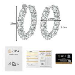 Моиссанит алмазан цагираг ээмэг