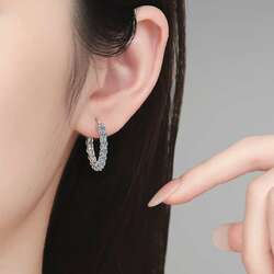 Моиссанит алмазан цагираг ээмэг