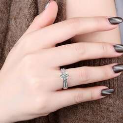 Сүйн бөгж моиссанит алмаз